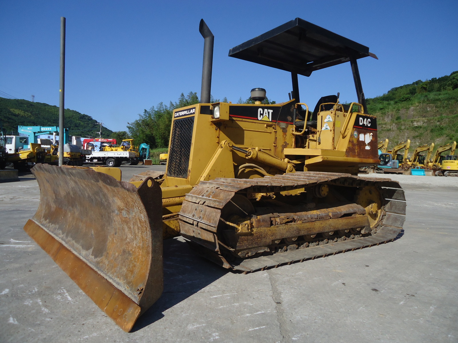 Used Construction Machine Used CAT CAT Bulldozer  D4C