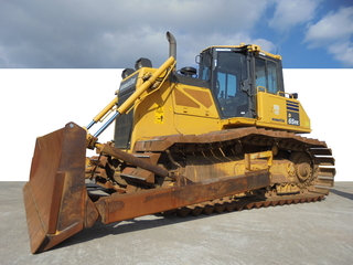 中古建設機械 中古 ブルドーザ コマツ D65PX-17 写真