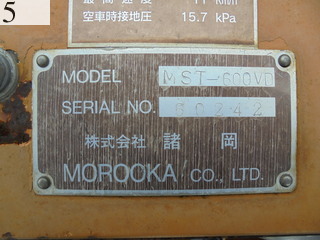 中古建設機械 中古 諸岡 MOROOKA クローラ・キャリア クローラダンプ MST-600VD