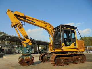 中古建設機械 中古 油圧ショベル コマツ PC120-8NM 写真