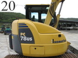 中古建設機械 中古 コマツ KOMATSU 油圧ショベル・バックホー ０．２－０．３立米 PC78US-8