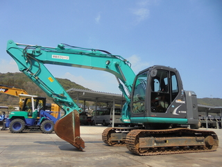 中古建設機械 中古 油圧ショベル コベルコ建機 SK125SR 写真
