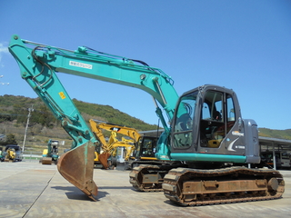 中古建設機械 中古 油圧ショベル コベルコ建機 SK135SR-2 写真