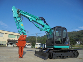 中古建設機械 中古 油圧ショベル コベルコ建機 SK70SR-1ES 写真
