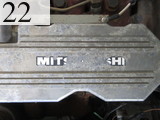 中古建設機械 中古 三菱重工業 MITSUBISHI フォークリフト ディーゼルエンジン FD9T-MC