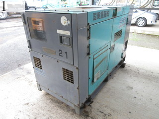 中古建設機械 中古 デンヨー DENYO 発電機  DCA-45ESI