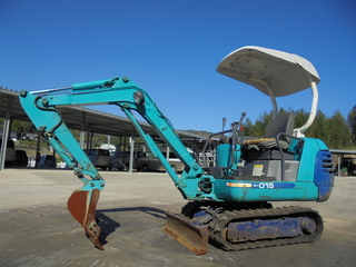 中古建設機械 中古 ミニ油圧ショベル クボタ K-015 写真