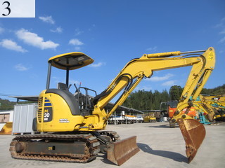 中古建設機械 中古 コマツ KOMATSU 油圧ショベル・バックホー ０．１立米以下 PC30MR-3