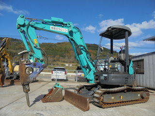 中古建設機械 中古 ミニ油圧ショベル コベルコ建機 SK30SR-5 写真