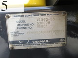 中古建設機械 中古 ヤンマーディーゼル YANMAR 油圧ショベル・バックホー ０．２－０．３立米 VIO40-5B