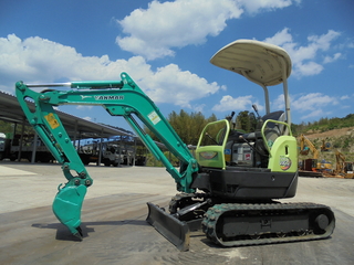 中古建設機械 中古 ミニ油圧ショベル ヤンマーディーゼル Vio15-2A 写真