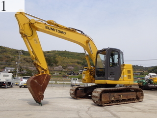 中古建設機械 中古 住友建機 SUMITOMO 油圧ショベル・バックホー ０．４－０．５立米 SH125X-3B