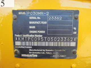 Used Construction Machine Used KOMATSU KOMATSU Excavator 0.2-0.3m3 PC30MR-2
