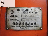 中古建設機械 中古 日立建機 HITACHI 油圧ショベル・バックホー ０．４－０．５立米 EX135UR
