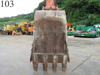 中古建設機械 中古 日立建機 HITACHI 油圧ショベル・バックホー ０．４－０．５立米 EX135UR