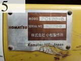 中古建設機械 中古 コマツ KOMATSU 油圧ショベル・バックホー ０．４－０．５立米 PC120-6