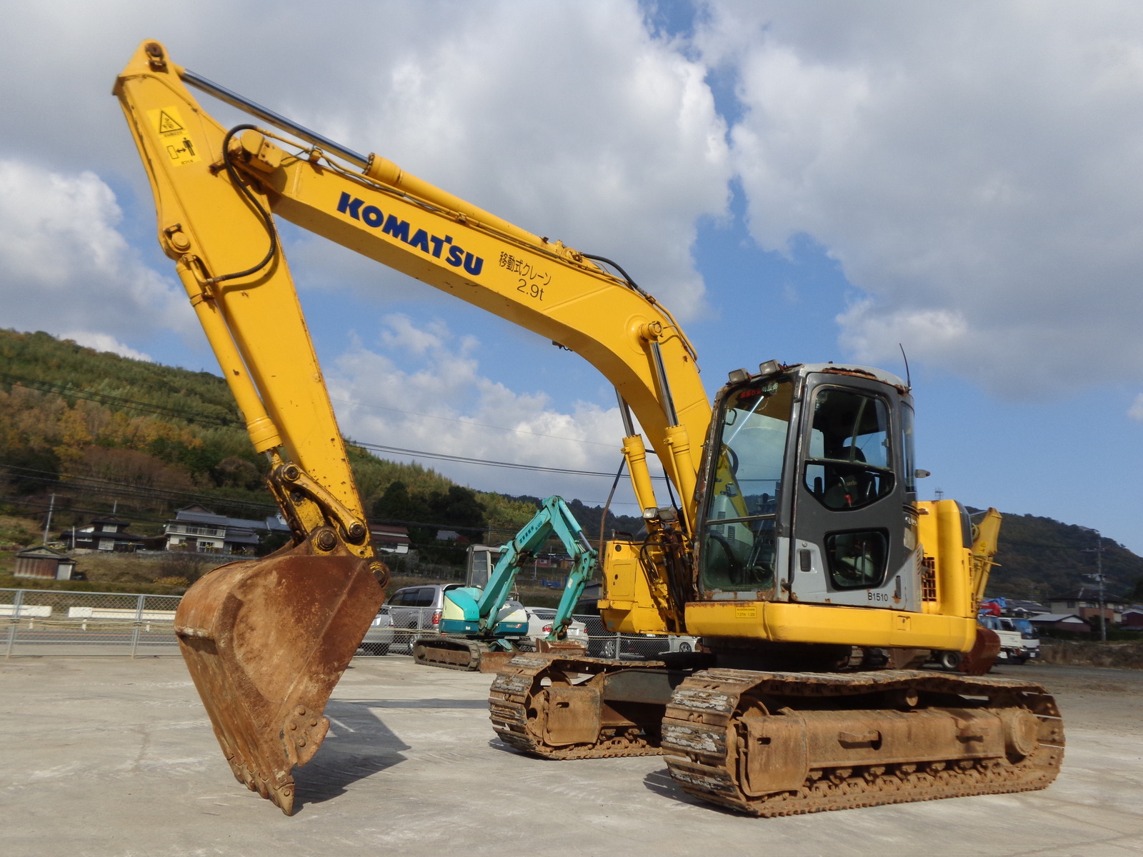 Used Construction Machine Used KOMATSU KOMATSU Excavator 0.4-0.5m3 PC138US-2E0