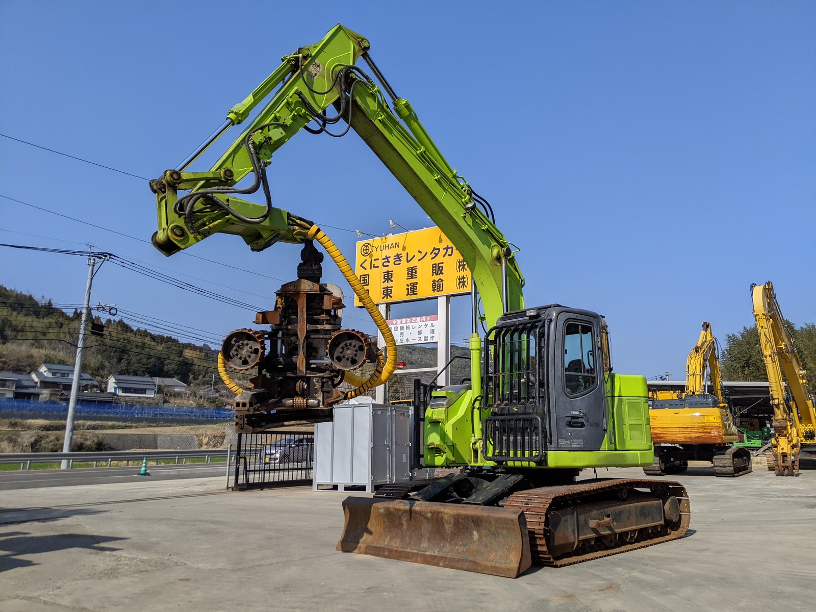中古建設機械 中古 住友建機 SUMITOMO 林業機械 プロセッサー SH135X-3B