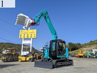 中古建設機械 中古 コベルコ建機 KOBELCO 林業機械 フェラーバンチャザウルスロボ SK135SR-3F