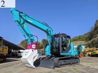 中古建設機械 中古 コベルコ建機 KOBELCO 林業機械 フェラーバンチャザウルスロボ SK135SR-3F