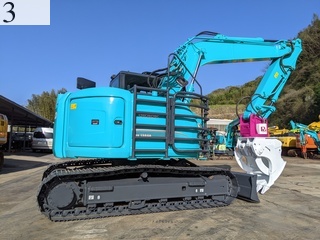 中古建設機械 中古 コベルコ建機 KOBELCO 林業機械 フェラーバンチャザウルスロボ SK135SR-3F