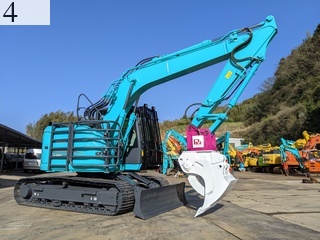 中古建設機械 中古 コベルコ建機 KOBELCO 林業機械 フェラーバンチャザウルスロボ SK135SR-3F