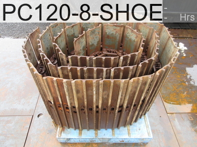 Used Construction Machine Used KOMATSU Steel shoe  PC120-8-SHOE-ASSY #unknown502, -Year -Hours