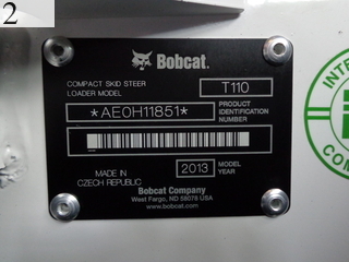 中古建設機械 中古 BOBCAT BOBCAT スキッドステアローダー クローラタイプ T110