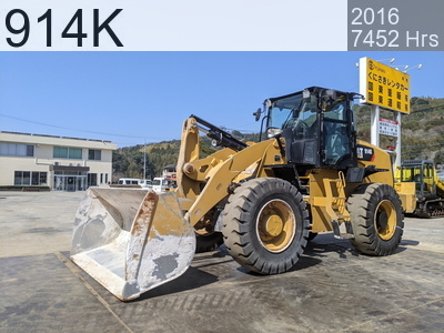 Used Construction Machine Used CAT Wheel Loader bigger than 1.0m3 914K #CD201395, 2016Year 7452Hours