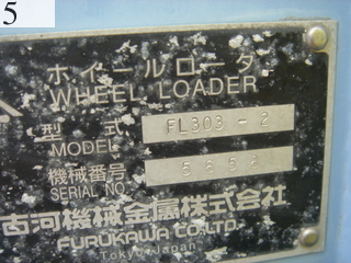 Used Construction Machine Used FURUKAWA FURUKAWA Wheel Loader smaller than 1.0m3 FL303-2