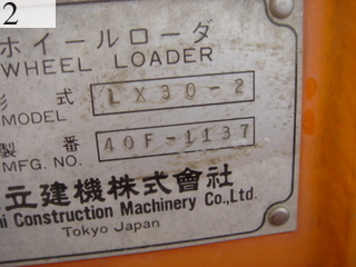中古建設機械 中古 日立建機 HITACHI ホイール・ローダ １．０立米以下 LX30-2