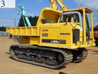 中古建設機械 中古 コマツ KOMATSU クローラ・キャリア クルクルキャリア・全旋回キャリアダンプ CD60R-1A