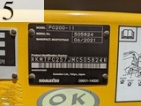 中古建設機械 中古 コマツ KOMATSU 油圧ショベル・バックホー ０．７－０．９立米 PC200-11