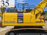 中古建設機械 中古 コマツ KOMATSU 油圧ショベル・バックホー ０．７－０．９立米 PC200-11