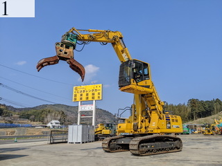 中古建設機械 中古 コマツ KOMATSU マテリアルハンドリング機 グラップル仕様 PC200LC-11
