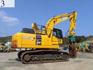 中古建設機械 中古 コマツ KOMATSU マテリアルハンドリング機 グラップル仕様 PC200LC-11