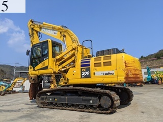 中古建設機械 中古 コマツ KOMATSU マテリアルハンドリング機 グラップル仕様 PC200LC-11