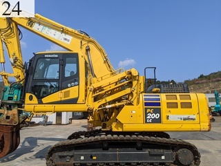 中古建設機械 中古 コマツ KOMATSU マテリアルハンドリング機 グラップル仕様 PC200LC-11