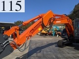 中古建設機械 中古 日立建機 HITACHI 解体機 ロングフロント・ハイリフト ZX135USK-5B