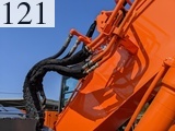 中古建設機械 中古 日立建機 HITACHI 解体機 ロングフロント・ハイリフト ZX135USK-5B