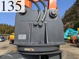 中古建設機械 中古 日立建機 HITACHI 解体機 ロングフロント・ハイリフト ZX135USK-5B