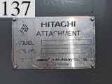 中古建設機械 中古 日立建機 HITACHI 解体機 ロングフロント・ハイリフト ZX135USK-5B