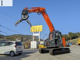 中古建設機械 中古 日立建機 HITACHI 解体機 ロングフロント・ハイリフト ZX135USK-5B