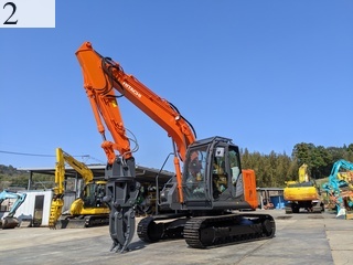 中古建設機械 中古 日立建機 HITACHI 解体機 ロングフロント・ハイリフト ZX135USK-5B