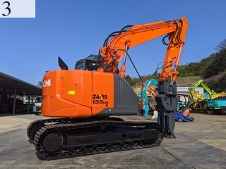 中古建設機械 中古 日立建機 HITACHI 解体機 ロングフロント・ハイリフト ZX135USK-5B