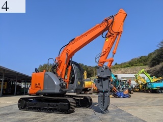 中古建設機械 中古 日立建機 HITACHI 解体機 ロングフロント・ハイリフト ZX135USK-5B