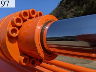中古建設機械 中古 日立建機 HITACHI 解体機 ロングフロント・ハイリフト ZX135USK-5B