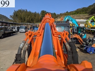 中古建設機械 中古 日立建機 HITACHI 解体機 ロングフロント・ハイリフト ZX135USK-5B