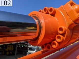 中古建設機械 中古 日立建機 HITACHI 解体機 ロングフロント・ハイリフト ZX135USK-5B