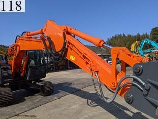 中古建設機械 中古 日立建機 HITACHI 解体機 ロングフロント・ハイリフト ZX135USK-5B